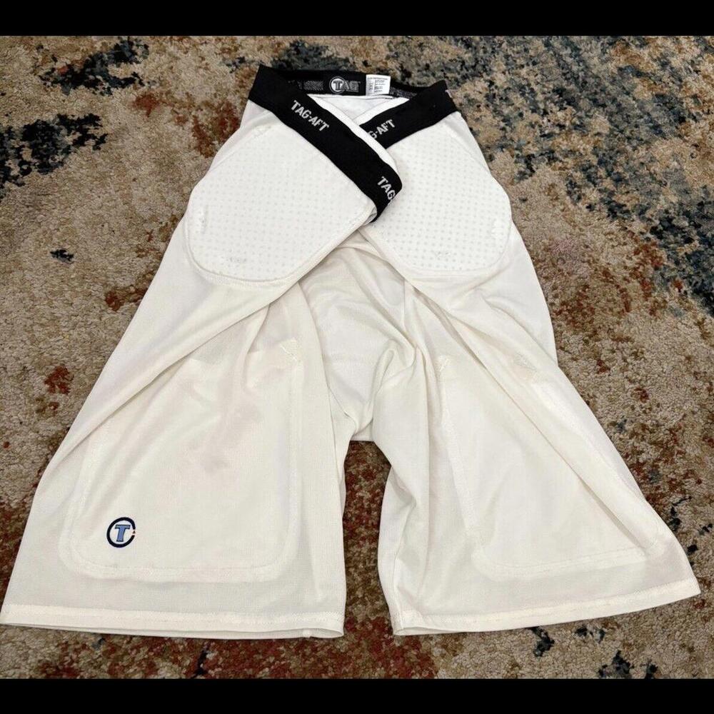 TAG AFT PADDED Compression Shorts Sz 3XL WHITE  Cl18